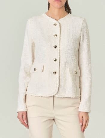 Giacche Chanel in Cotone Beige taglia 38 FR 